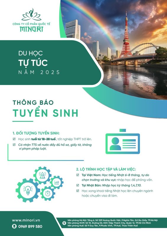 |DU HỌC TỰ TÚC 2025| 